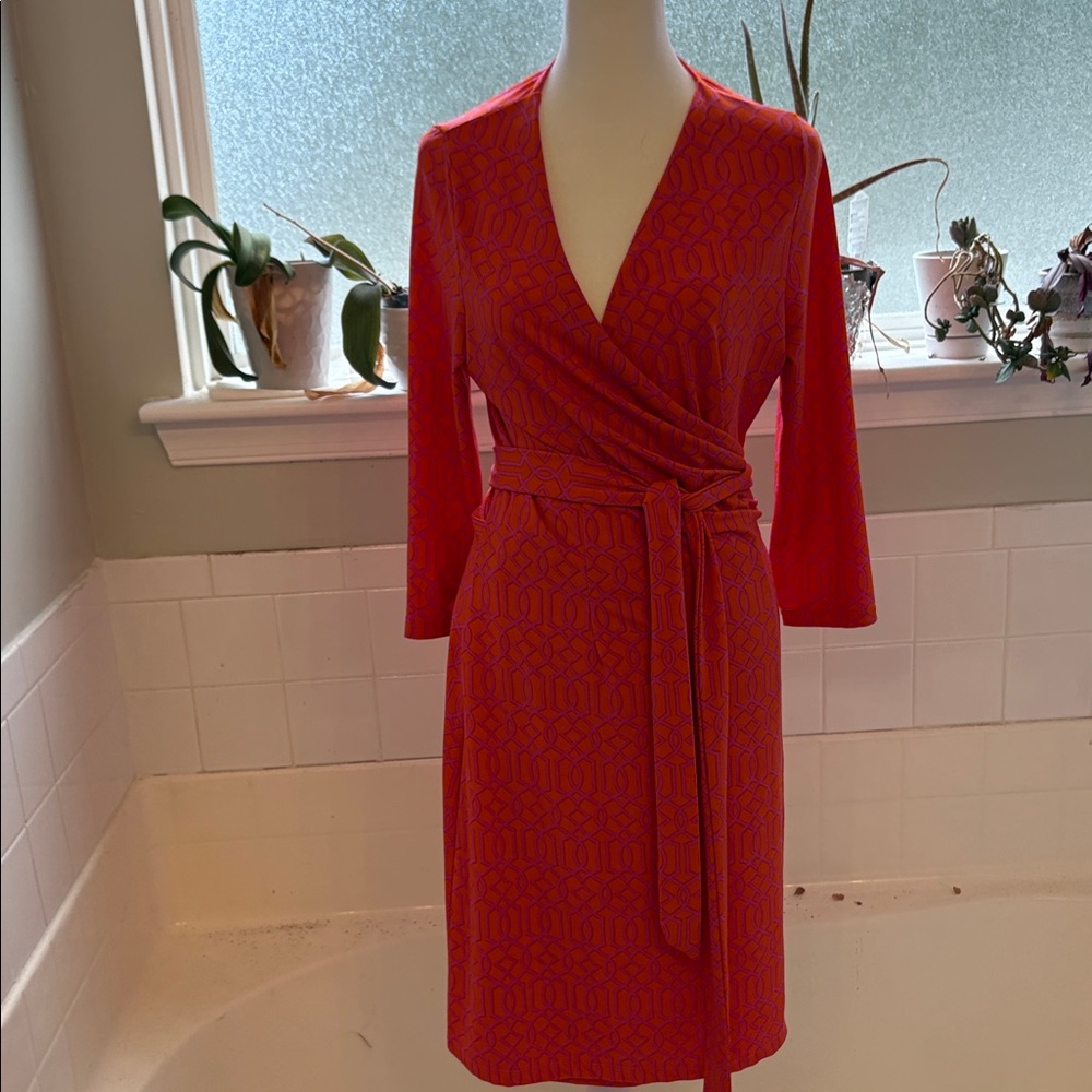 Charlie Paige Vibrant Red Wrap Dress